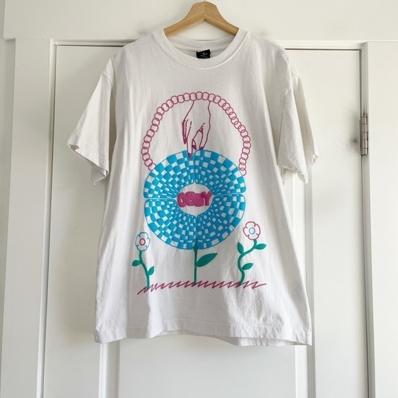 Obey Mens In Bloom Tee White - M - Picture 1 of 4